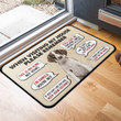 Liver And White English Springer Spaniel When Visiting My House Superior Doormat
