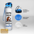 Drink Your Doggone Water Basset Hound Customized Tracker Bottle