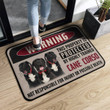 Warning This Property Is Protected By Highly Trained Cane Corso Superior Doormat