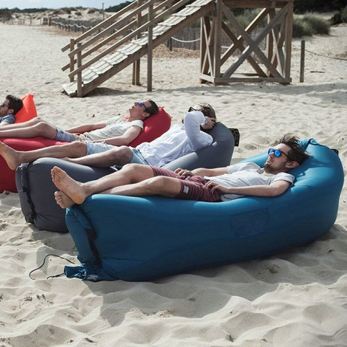 Outdoor Inflatable Sleeping Bed Sofa Air Bag | Outdoor Camping Inflatable Sofa Mat