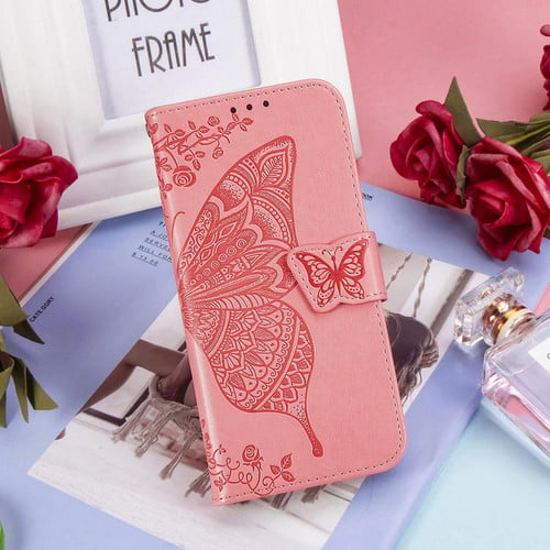 Wallet Butterfly Embossing Leather Case For iPhone 14 Pro Max 13 Pro Max 12 Pro Max 11 Pro Max SE 2022 X XR XS Max 8 7 6 6S Plus