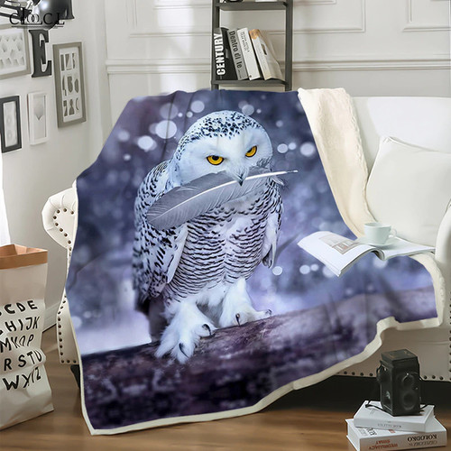 3D Print Owl Blankets for Beds Home | Living Portable Throws Blanket