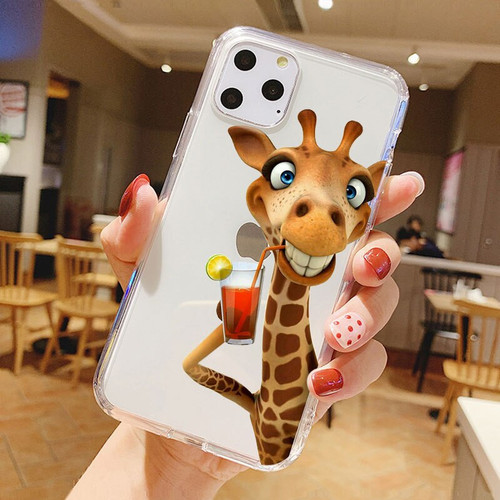 Summer Cute Giraffe Animal Phone Case for iPhone 14 PRO 13 PRO 12 PRO 11 Pro Max 7S 6 6S 7 Plus X XS MAX XR TPU Cover