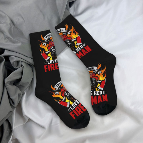Fireman Sam Hero Socks Man Women