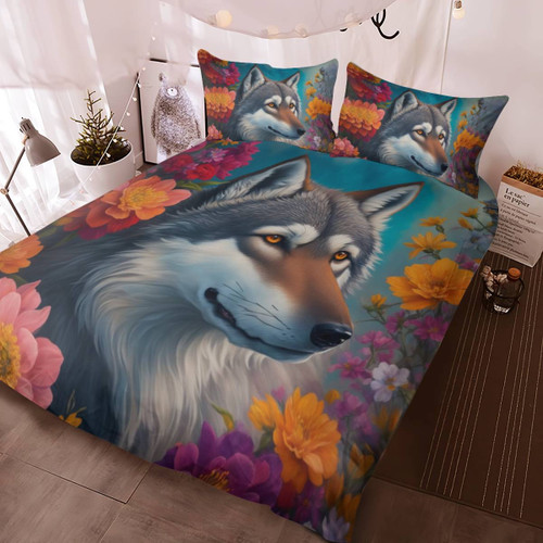 High-quality Beautiful Wolf Bedding Set