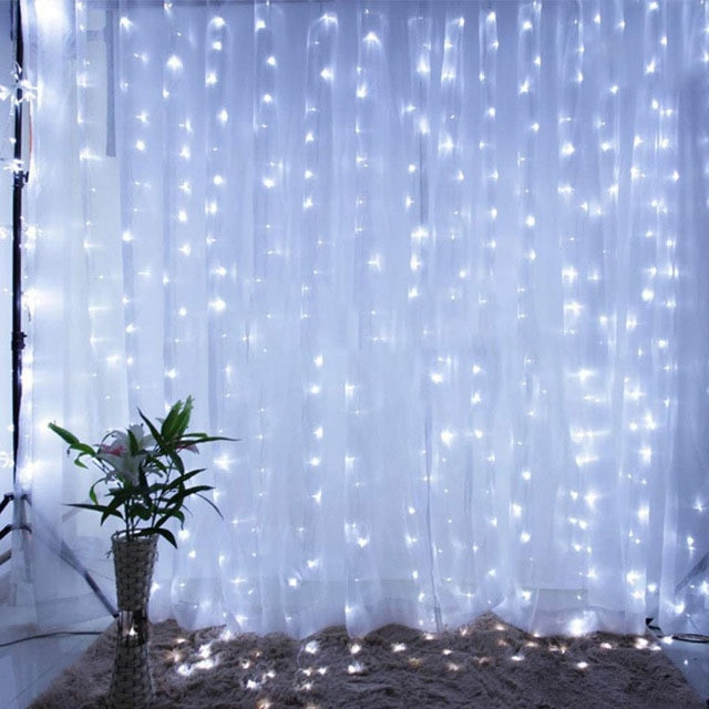 Christmas Led Curtain Lights For Christmas Home Decorations