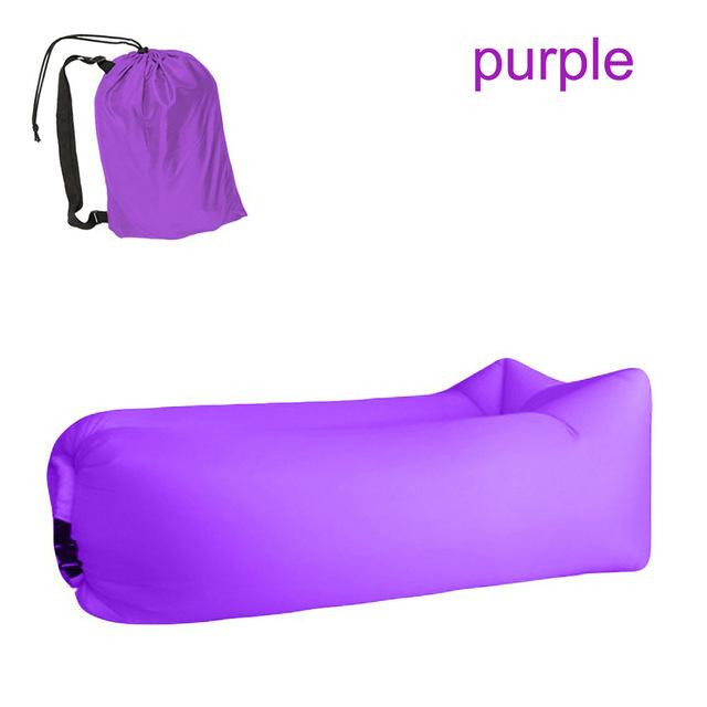 Outdoor Inflatable Sleeping Bed Sofa Air Bag | Outdoor Camping Inflatable Sofa Mat