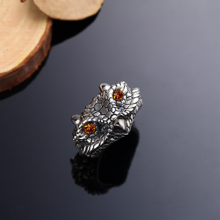 Cute Vintage Owl Ring for Men and Women