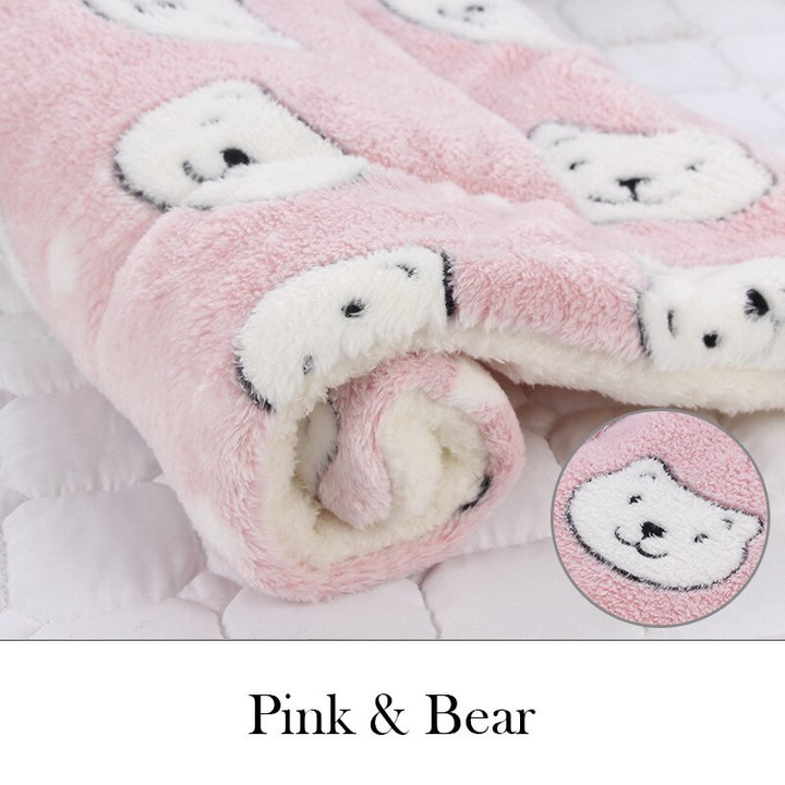 Super Soft Fleece Dog Blanket | Premium Warm Dog Blankets for Small Dogs Kitten