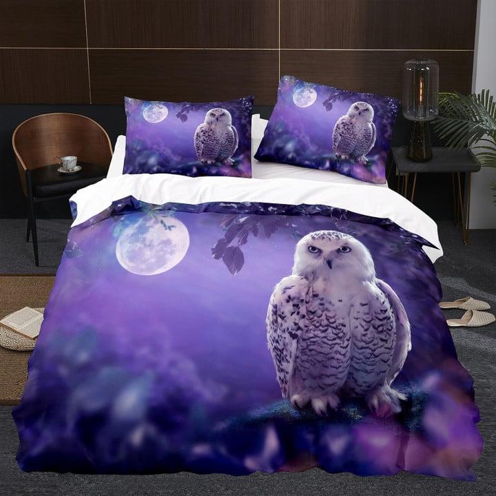 Cool Comforter Owl Duvet Cover Set