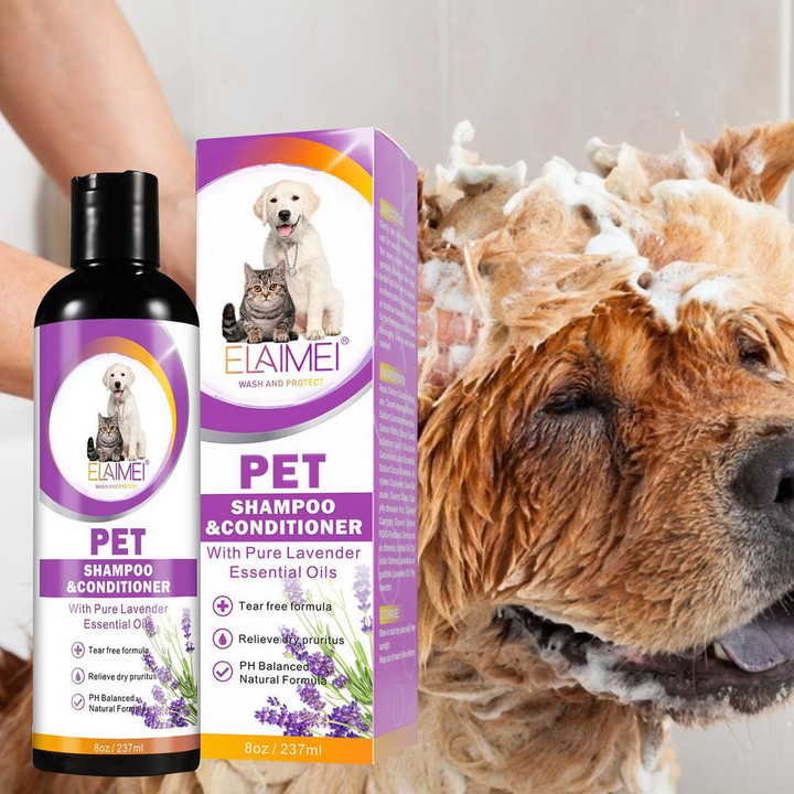 Pet Hair Softening Shampoo | Pet Shower Gel For Puppy Dog Cat Shower