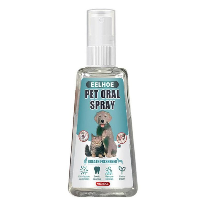 60ml Cats Dogs Anti Portable Oral Care Spray