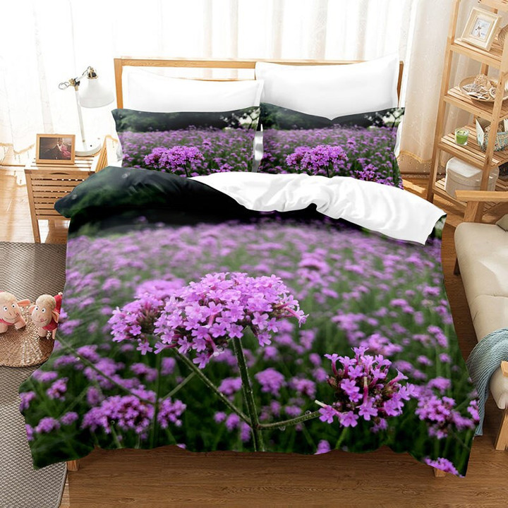 Purple 3D Comforter Lavender Butterfly Double Full King Queen Twin Single