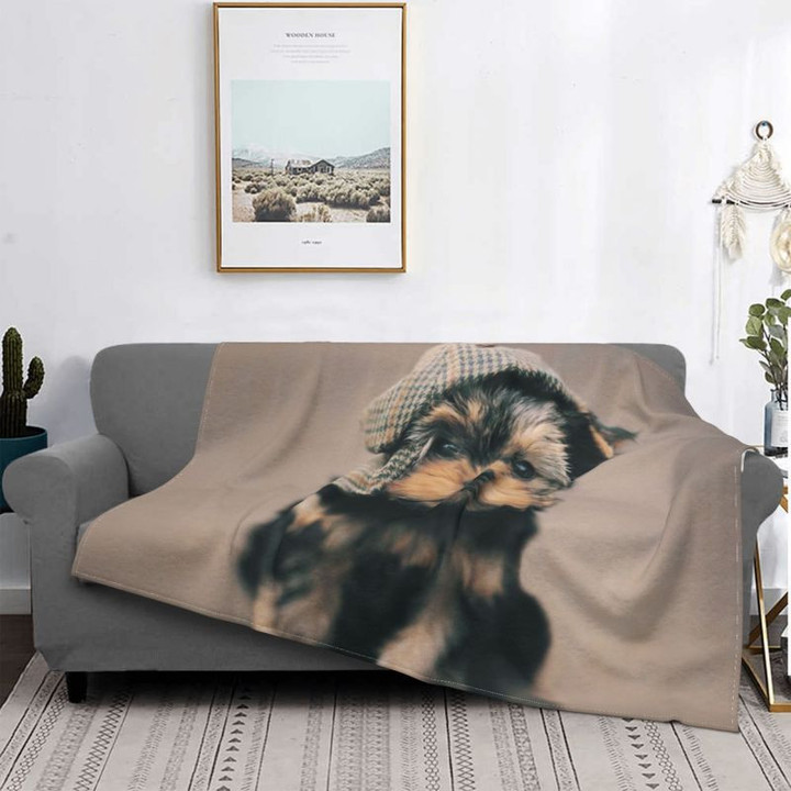 Yorkshire Terrier Blanket Bed Sofa