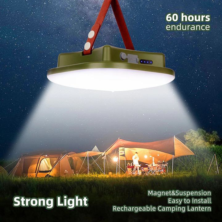 New Upgraded 15600maH Rechargeable LED Camping Strong Light