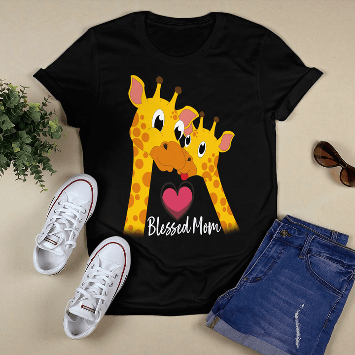Blessed Mom Giraffe T-shirt, Hoodie, Sweatshirt
