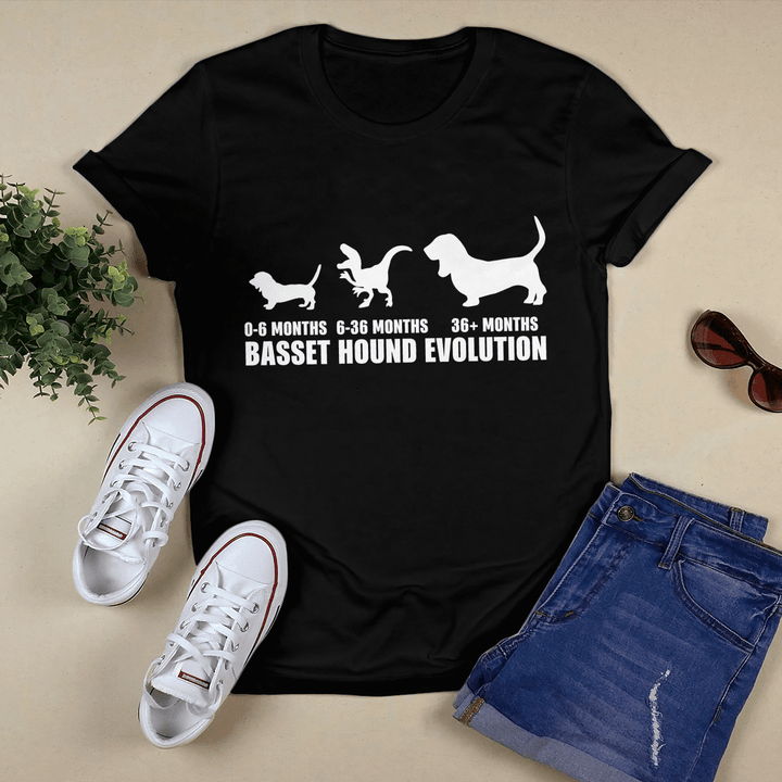 Basset Hound Evolution Dog T-shirt, Hoodie, Sweatshirt