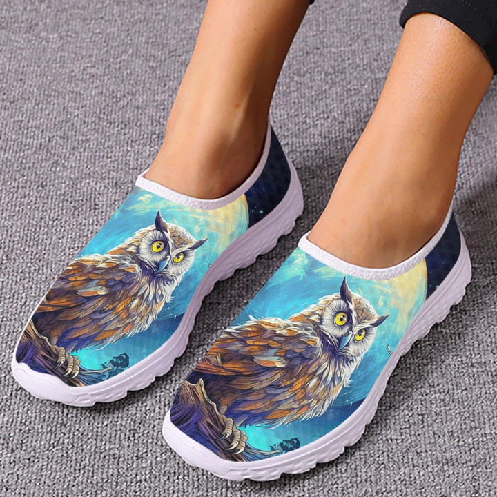 Comfortable Cartoon Owl Loafers For Female