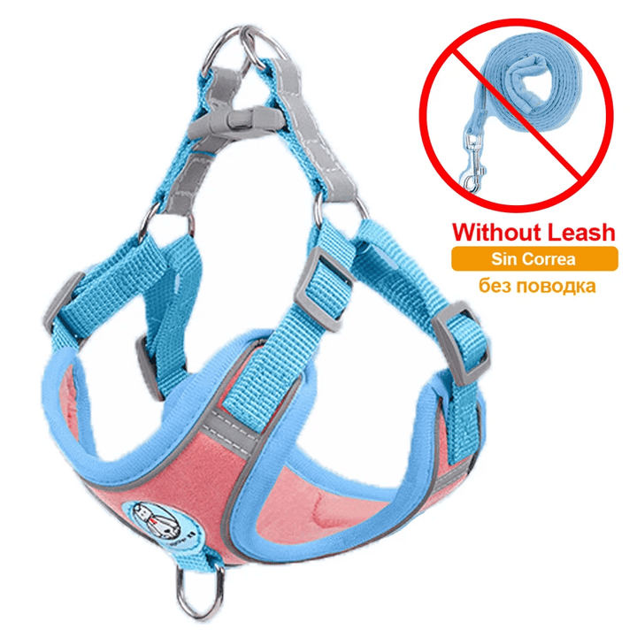 Pet Dog harness No Pull Breathable Reflective Dog harness and Leash Set