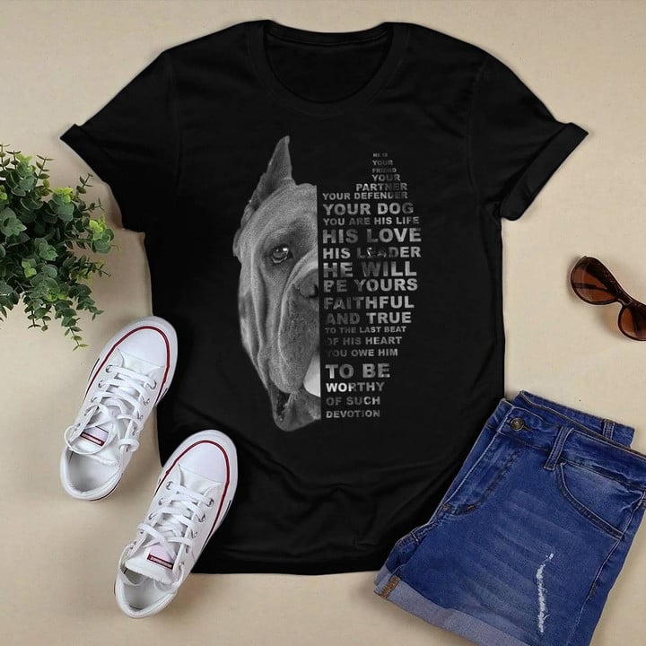 He Is Your Friend, Your Partner, Your Defender, Your Dog, Cane Corso T-shirt, Hoodie, Sweatshirt