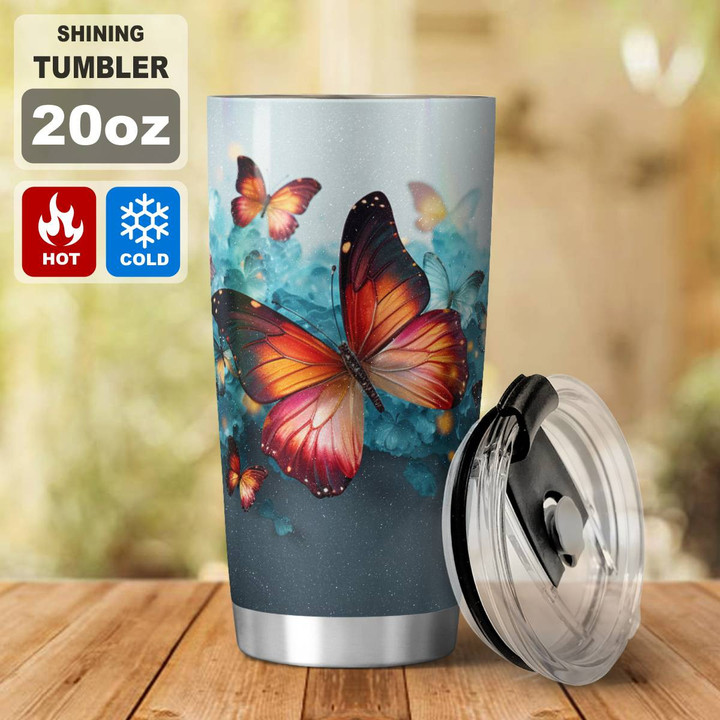 Multiple Butterflies 20oz Tumbler