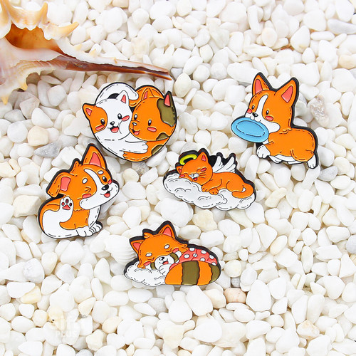 Corgi Brooches Badges Jewelry Gifts
