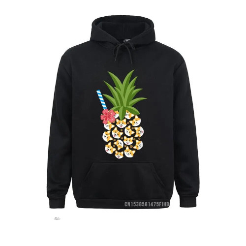 Pineapple Corgi Hawaiian Sweatshirt