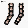 English Bulldog Socks Christmas New Year Gift Custom Unisex Adult Teen Youth Socks 360° Digital Print Women Men