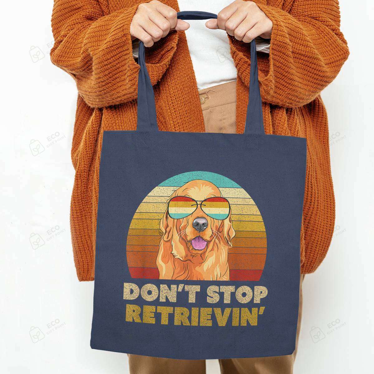 T-shirt Don't Stop Retrieving Golden Retriever Bleu Taille L Adulte - Occasion Très Bon état