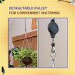 Retractable Pulley Hanging Pull Down Plant Baskets Pots