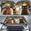 Burmese Cat - Family Cat Car Sunshade