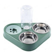 500ML Cat Feeder Bowl With Water Bottle
