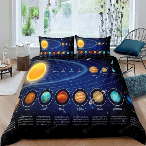 Solar System Duvet Cover Set for Kids