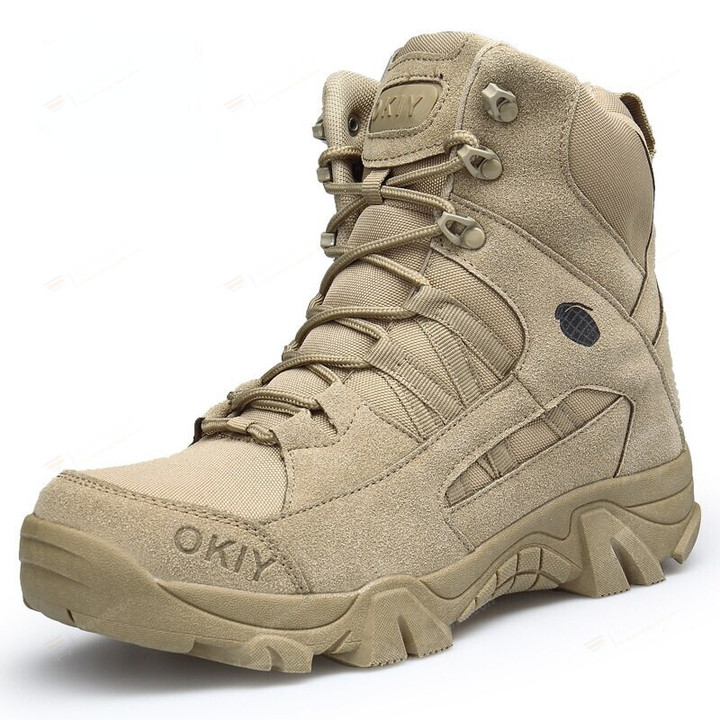 Genuine Leather Tactical Combat Man Boots