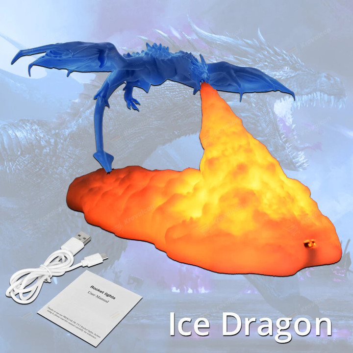 Fire Dragon Lamp