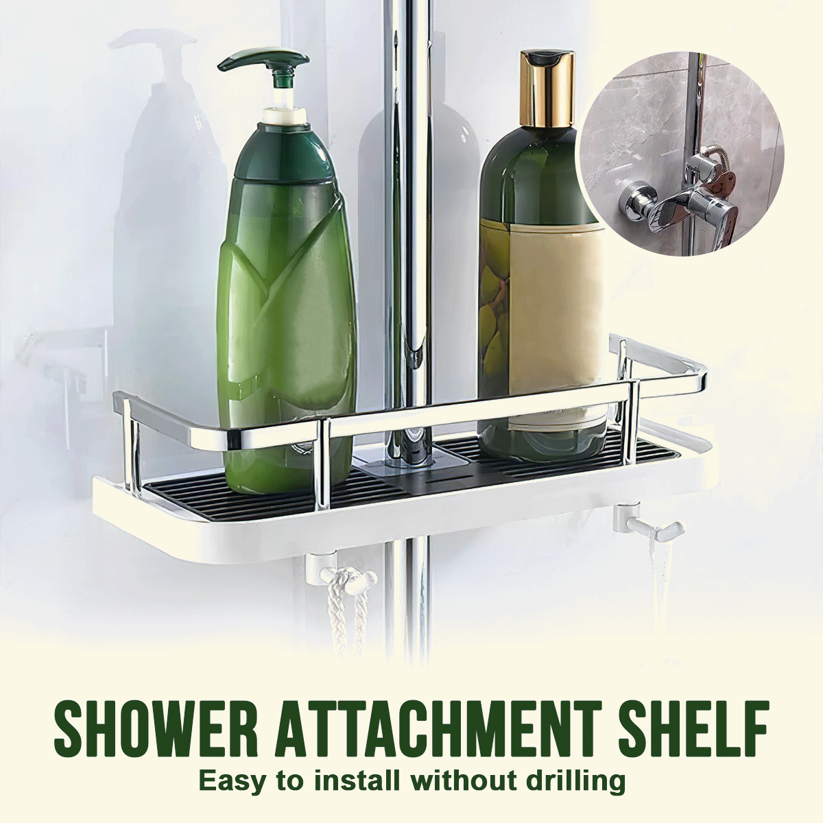 Shower Attachment Shelf