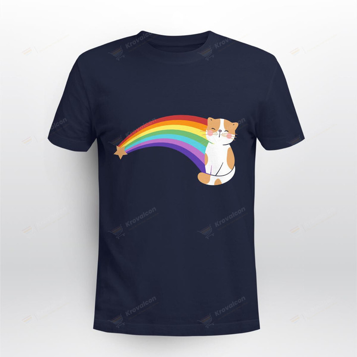 Retro Rainbow Cat