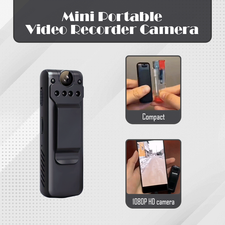 Mini Portable Video Recorder Camera