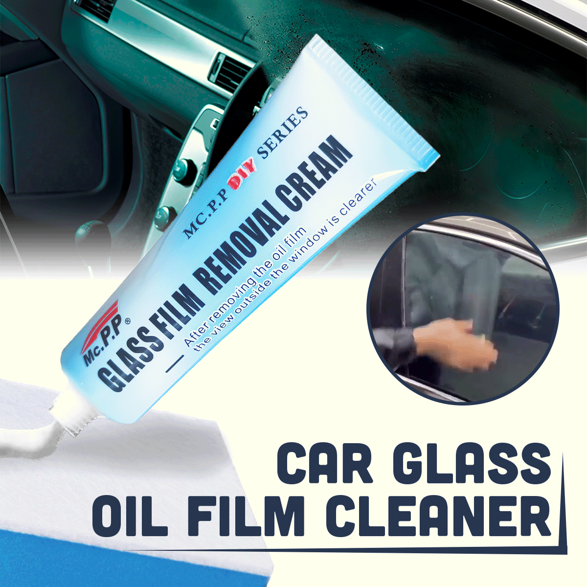 Car Glass Oil Film Cleaner 2.0 - Savy Gadgets