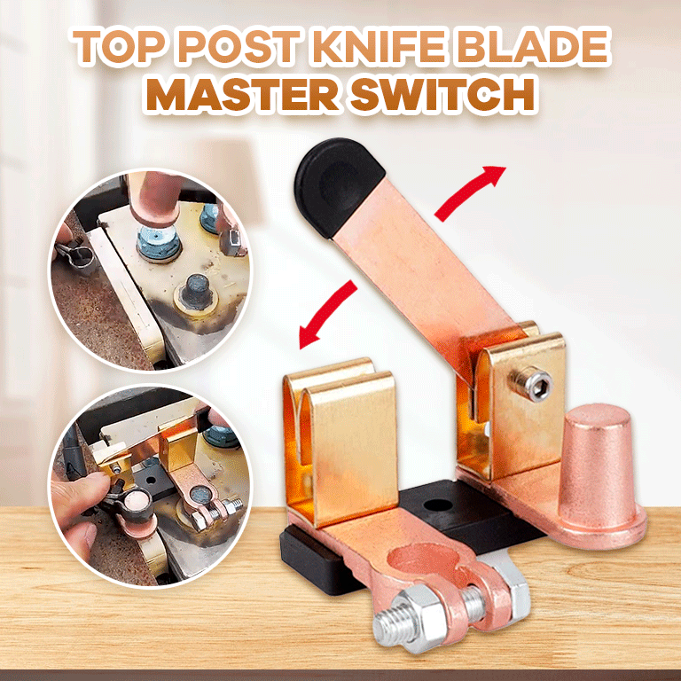 Top Post Knife Blade Master Switch