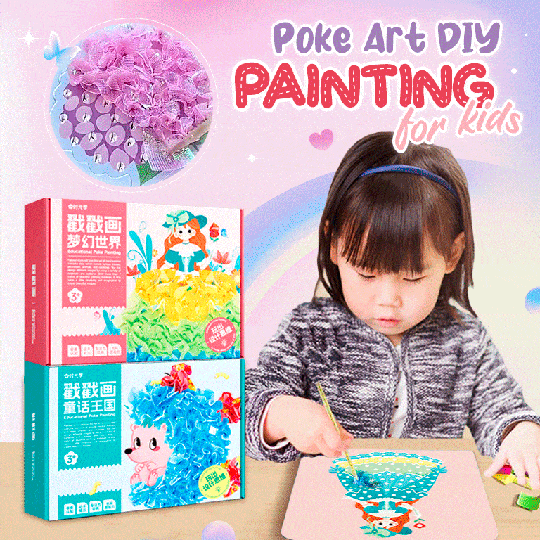 Poke Art DIY Painting For Kids