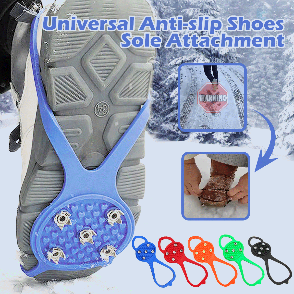 THIS IS A DISCOUNT FOR YOU - Universal Anti-slip Shoes Sole Attachment