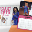 THIS IS A DISCOUNT FOR YOU - Scaredy Cats 2024 Monthly Calendar