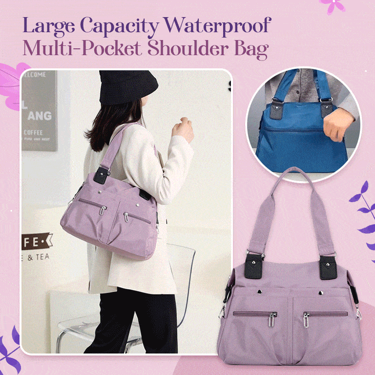 THIS IS A DISCOUNT FOR YOU - Large Capacity Waterproof Multi-Pocket Shoulder Bag