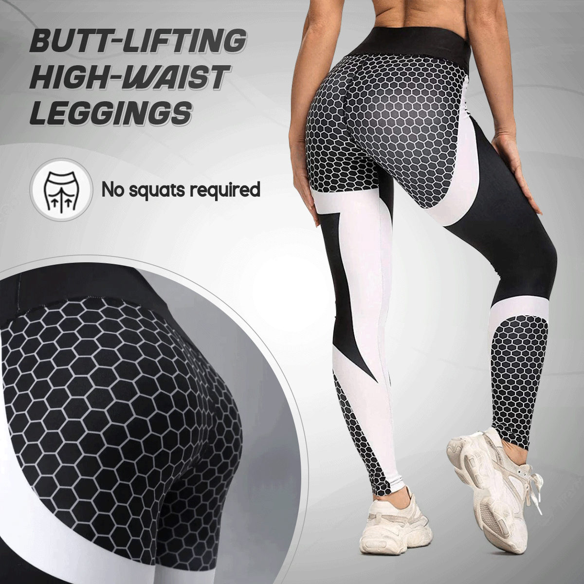 THIS IS A DISCOUNT FOR YOU - Colorblock Butt Lifting High Waist Sports Leggings