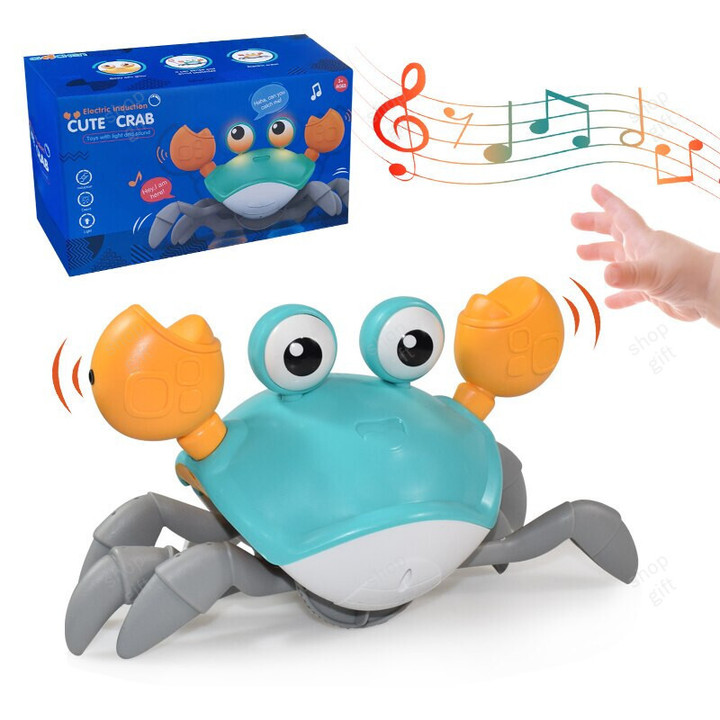 THIS IS A DISCOUNT FOR YOU - Kids Induction Escape Crab Octopus Crawling Toy Baby Electronic Pets Musical Toys Educational Toddler Moving Toy Christmas Gift
