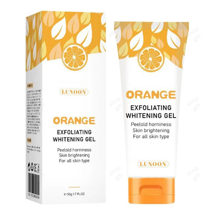 THIS IS A DISCOUNT FOR YOU - Orange Exfoliating Gel Dead Spot Remover Brighten Peeling 50g Gentle Repair Scrub Whiten Hydrating Moisturizer Korean Skin Care