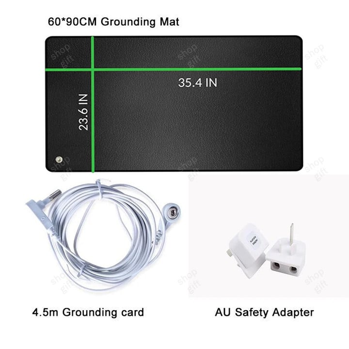 THIS IS A DISCOUNT FOR YOU - Grounding Mat for Improving Sleep Grounding Pad Health Cushion With Earthing Cable EMF Recovery Protection Release Electrostatic