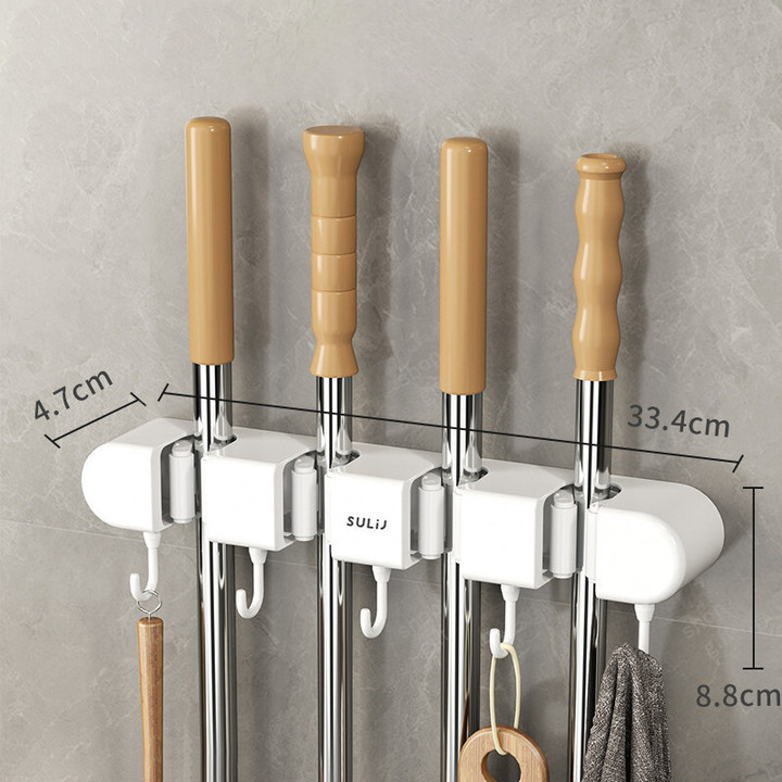 THIS IS A DISCOUNT FOR YOU - Mop & Broom Holder with Hook