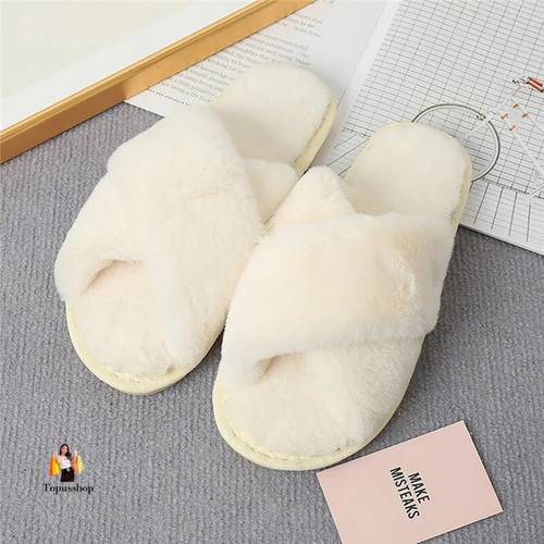 Winter Women Home Fluffy Slippers 2024